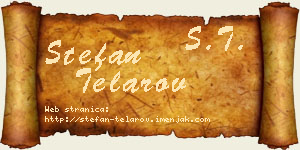 Stefan Telarov vizit kartica